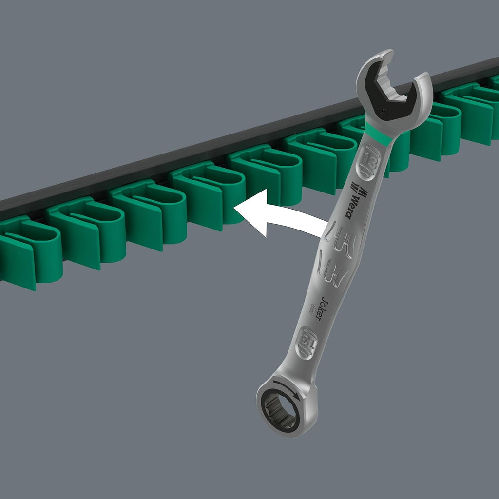 - 05136413001-9610 Joker Magnetic Rail, for up to 11 Spanners, Empty, 30 X 370 Mm